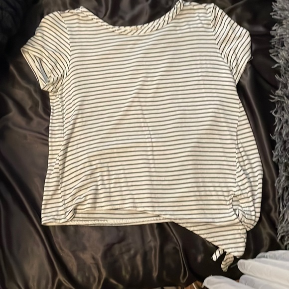 Striped T- Shirt, Size:S - Picture 1 of 2